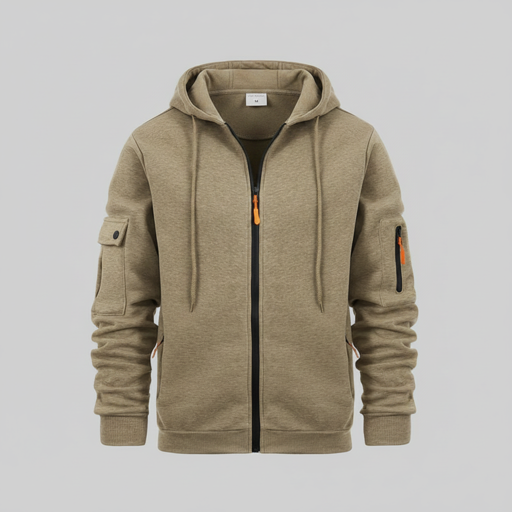 Hættetrøje med Lynlås | Hoodies til Mænd