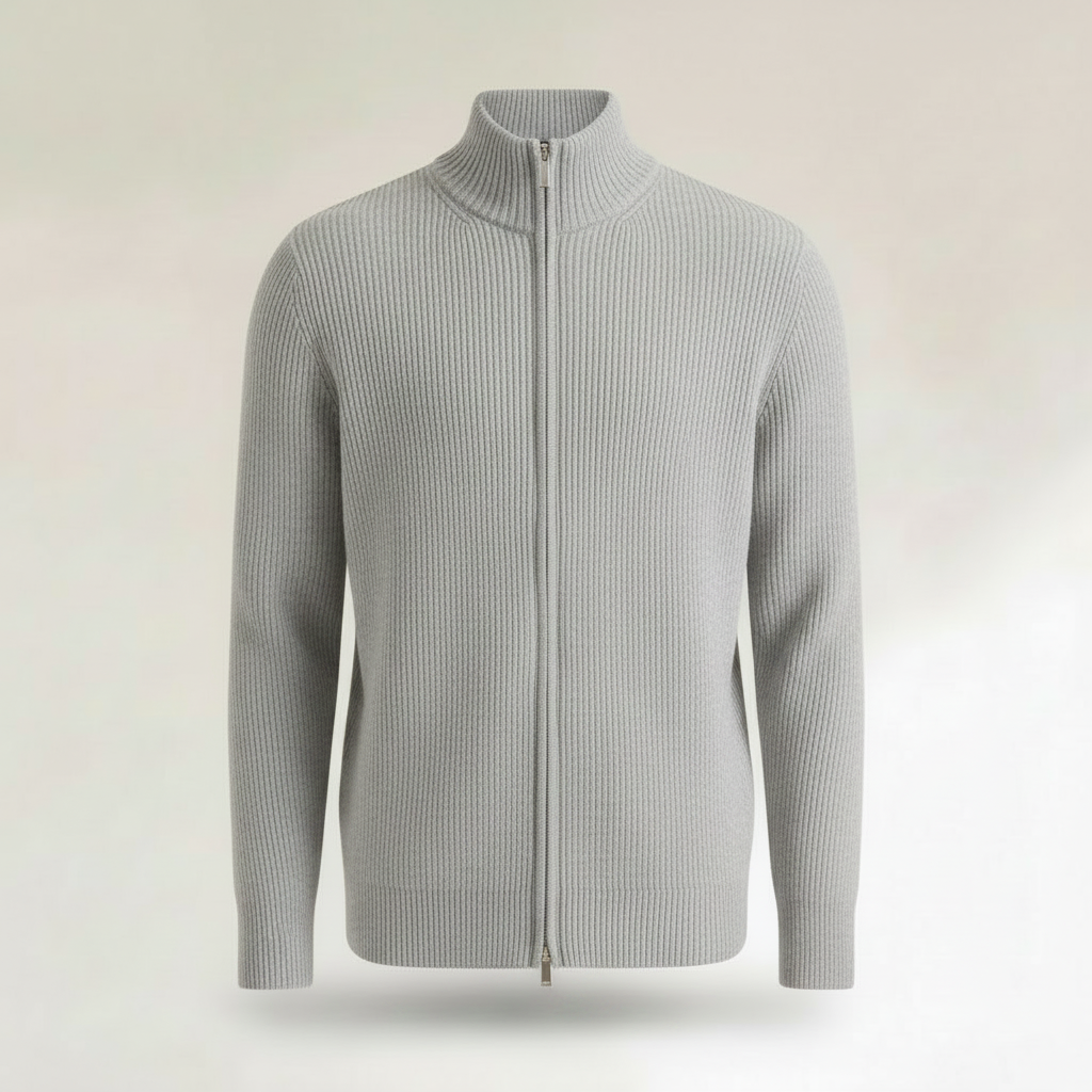 Slim Fit Cardigan | Cardigan Til Mænd Med Lynlås