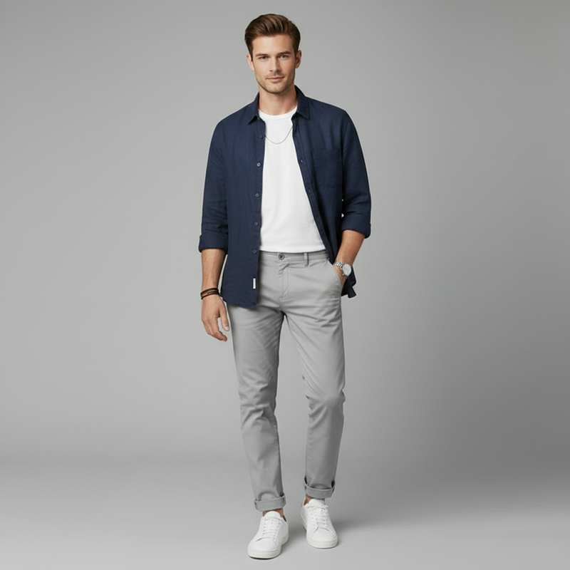 Albert Slim Fit Chino Bukser | Herre Bukser til Sommer