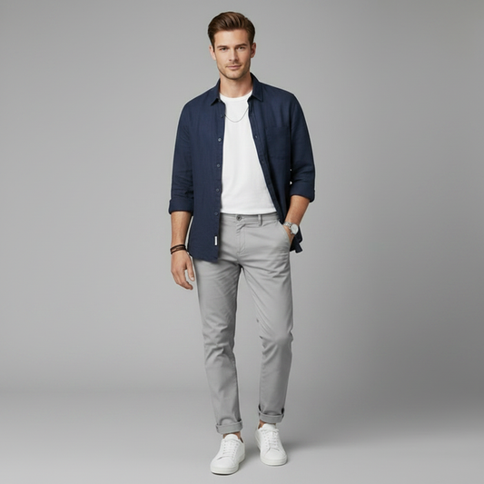 Albert Slim Fit Chino Bukser | Herre Bukser til Sommer