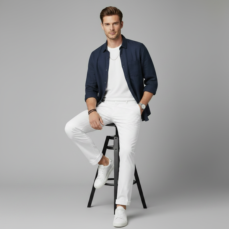 Albert Slim Fit Chino Bukser | Herre Bukser til Sommer