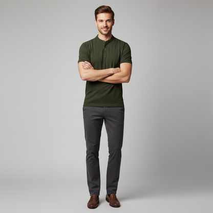 Elegant Poloshirt Mænd | Klassisk Poloshirt til Mænd