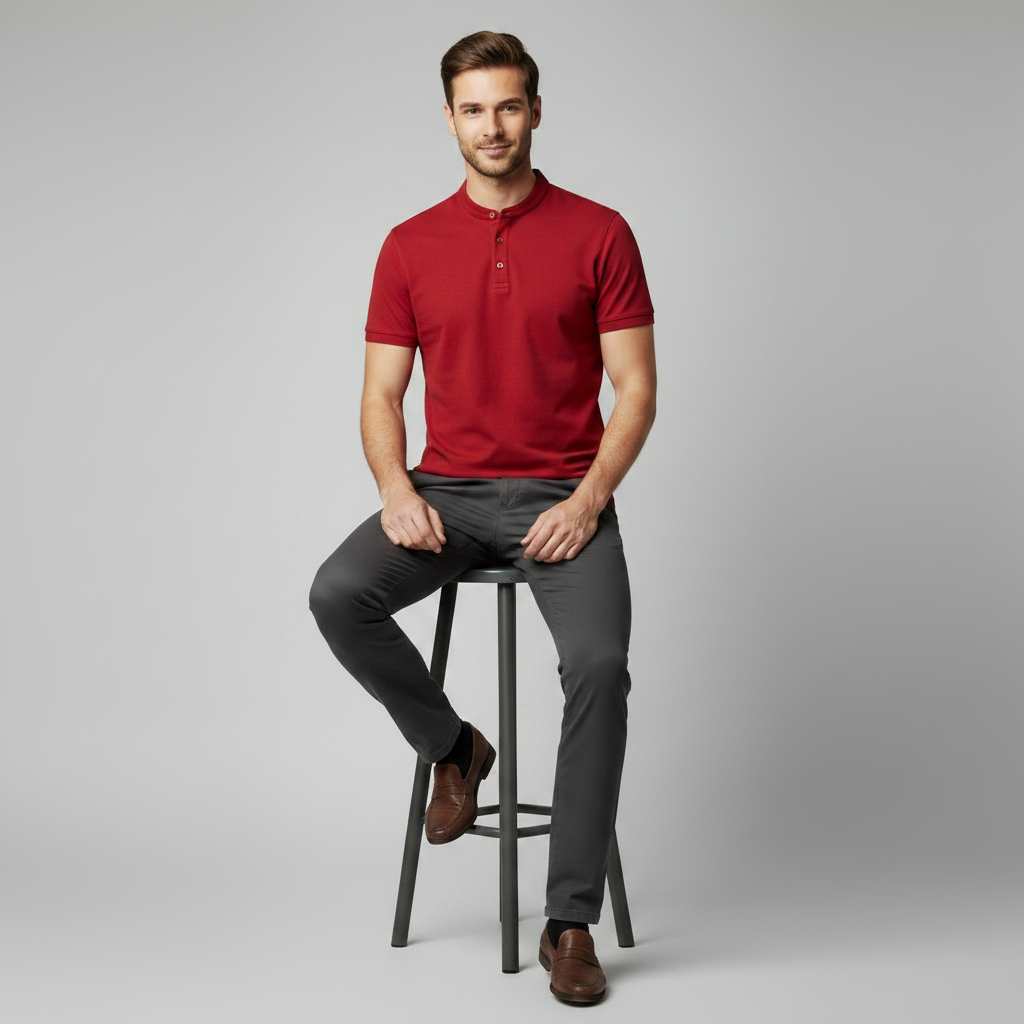 Elegant Poloshirt Mænd | Klassisk Poloshirt til Mænd