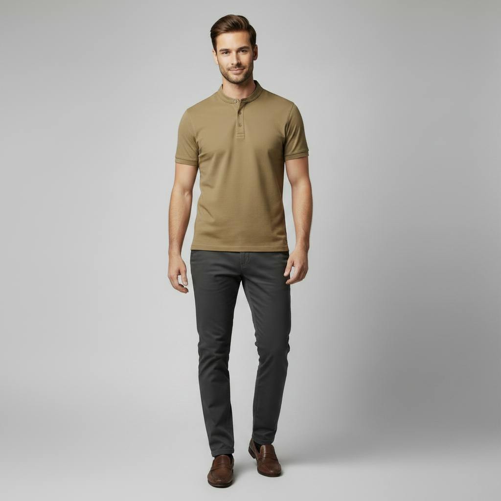 Elegant Poloshirt Mænd | Klassisk Poloshirt til Mænd