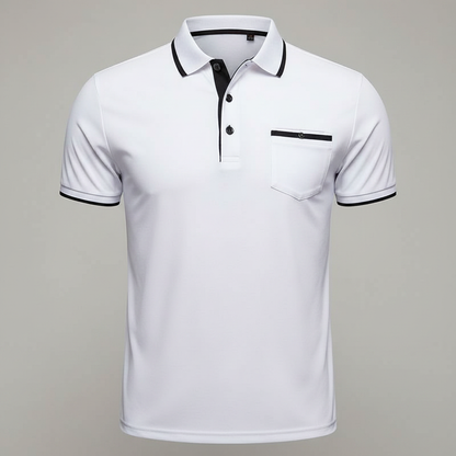 Elegant Poloshirt Til Mænd | Klassisk Herretøj