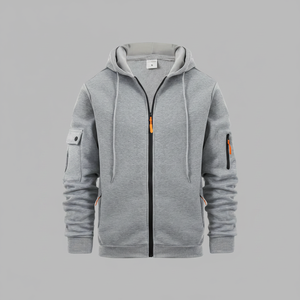 Hættetrøje med Lynlås | Hoodies til Mænd