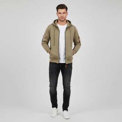 Hættetrøje med Lynlås | Hoodies til Mænd