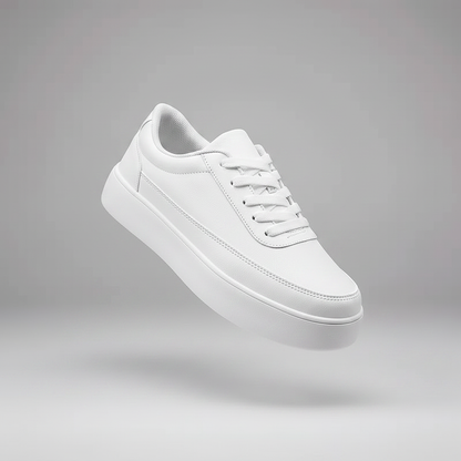 Hvide Platform Sneakers | Mænds Fritidssko
