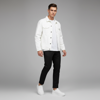 Hvide Platform Sneakers | Mænds Fritidssko