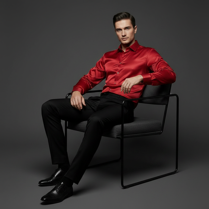 Jethro Rynkefri Herreskjorte | Slim Fit Mænds Skjorte