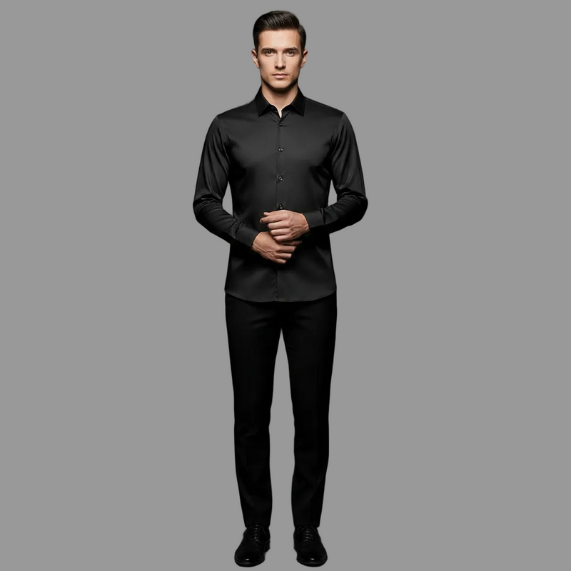 Jethro Rynkefri Herreskjorte | Slim Fit Mænds Skjorte