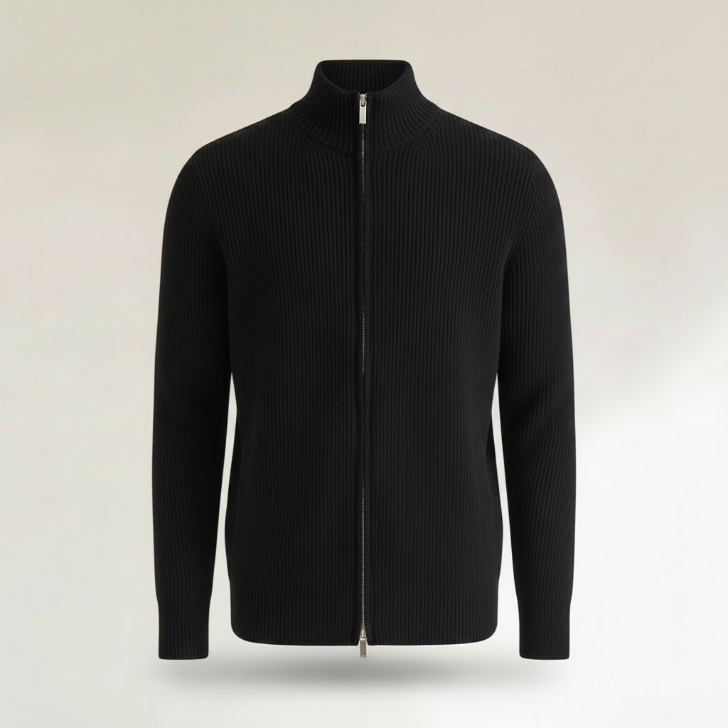 Slim Fit Cardigan | Cardigan Til Mænd Med Lynlås